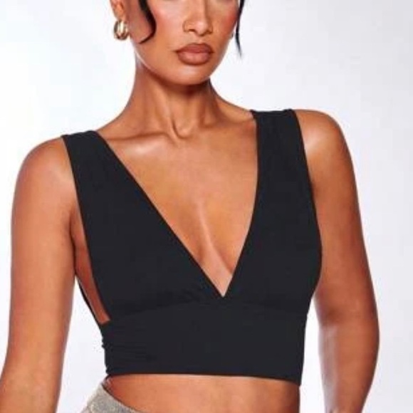 Tops - Black crop top